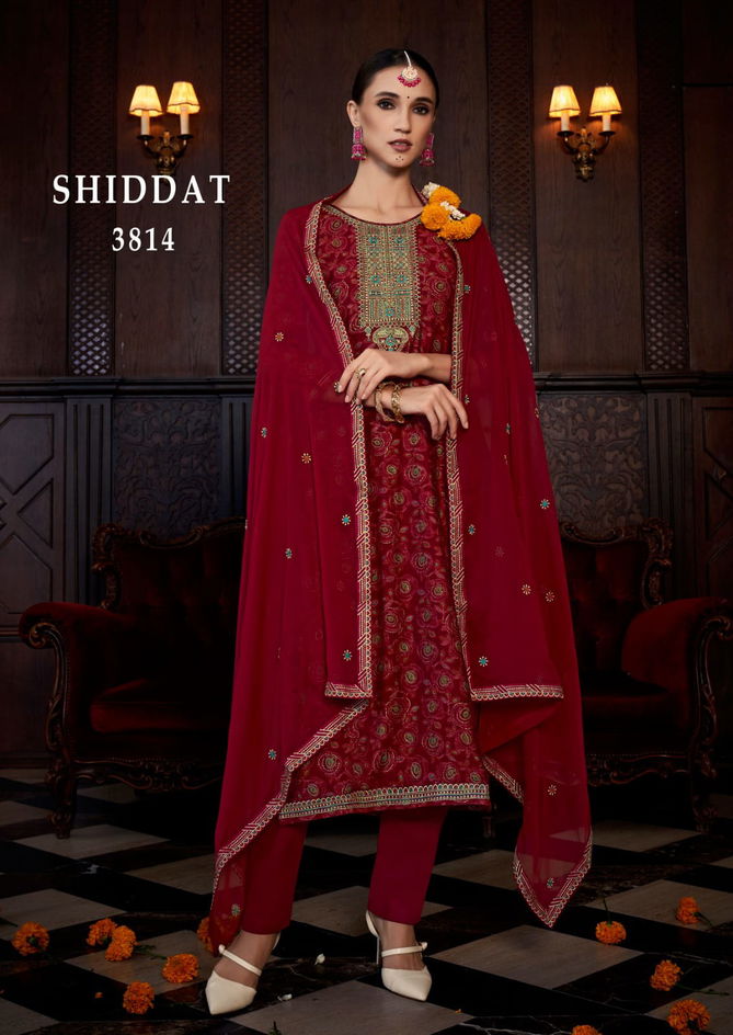 Rang Shiddat Muslin By Kessi Churidar Dress Material Catalog